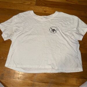 Hollister White Crop Top